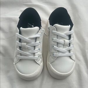 Zara Kids White and Black Sneakers